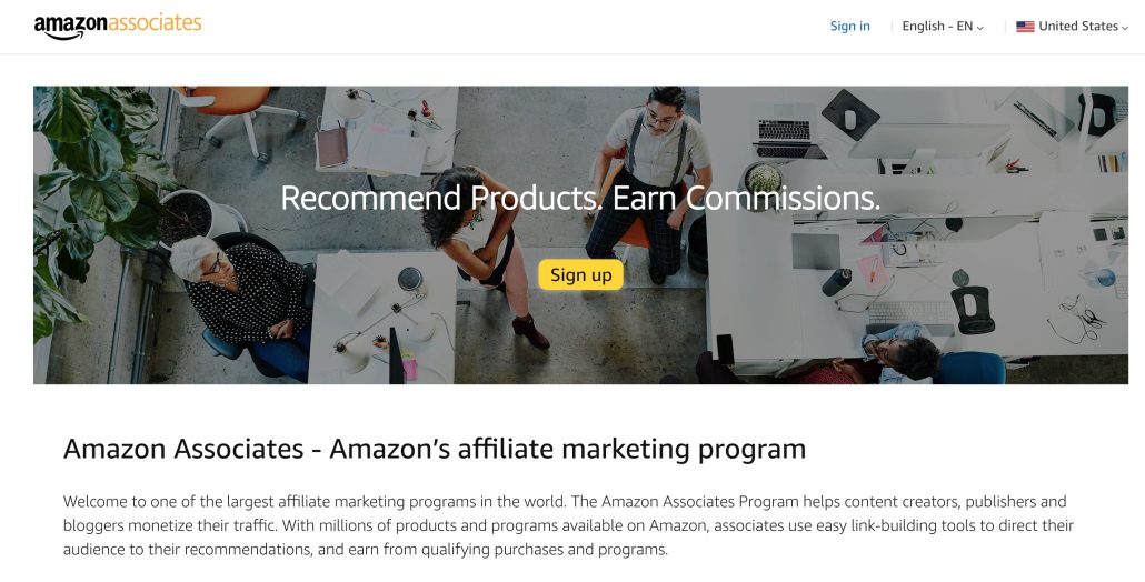 Amazon Affiliate Program
