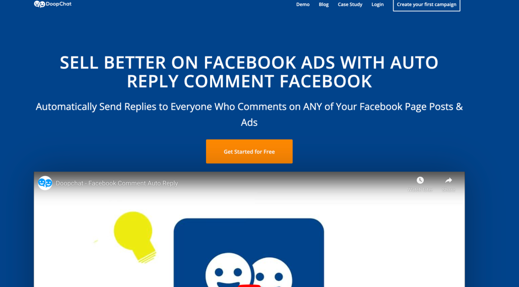 Doopchat Facebook marketing tool
