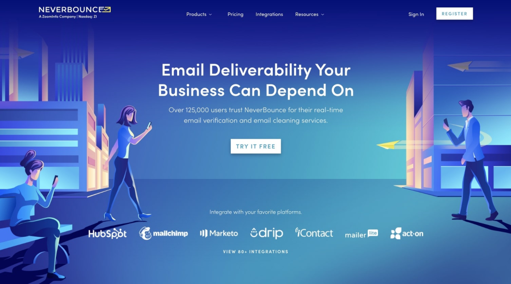 Neverbounce - real-time email verification and email cleaning services