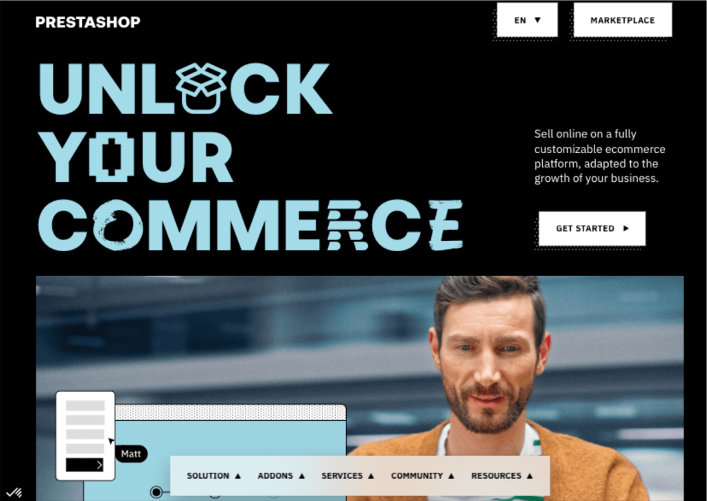 PrestaShop is an open-source e-commerce platform available through a freemium model